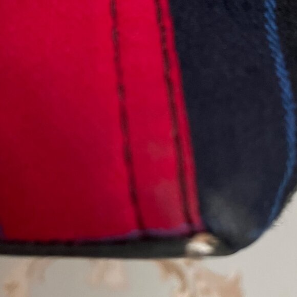 J Jill Women Preppy Tartan Plaid Tote Bag Leather Handles Academia Winter Style - Picture 12 of 12